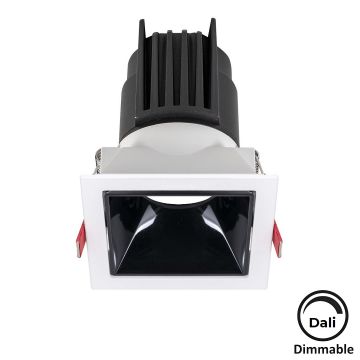 MOLLED MOL4149M Dali Dimli 12 Watt Beyaz-Siyah Sıva Altı Kare LED Spot (SAMSUNG/OSRAM/PHILIPS LED & EAGLERISE/PHILIPS/LIFUD Driver)