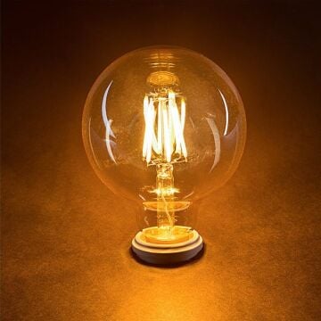 HEKA ERD-39 6 Watt G125 Rustik Top Ampul - Amber
