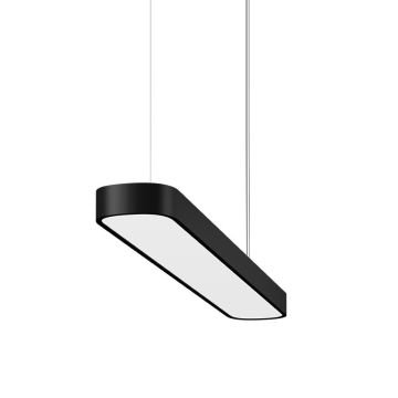 GOYA GY 8110-60 Siyah/Beyaz Kasa 35 Watt 15xx60 cm Oval Lineer Sarkıt Avize
