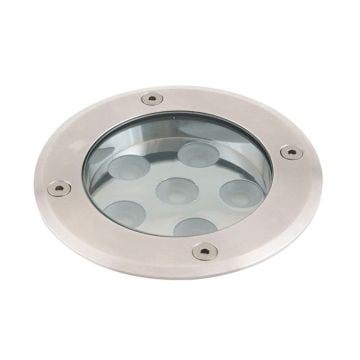 JUPITER LG978 7 Watt Paslanmaz Çelik Çerçeveli LED Yere Gömme Armatür - Beyaz Işık (6500K)