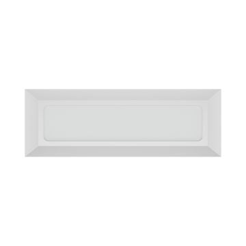 Braytron BG38-01880 3 Watt Beyaz Kasa Sıva Üstü Dikdörtgen Dış Mekan LED Merdiven Armatürü - 3 Işık Renkli (Beyaz + Ilık Beyaz + Gün Işığı)