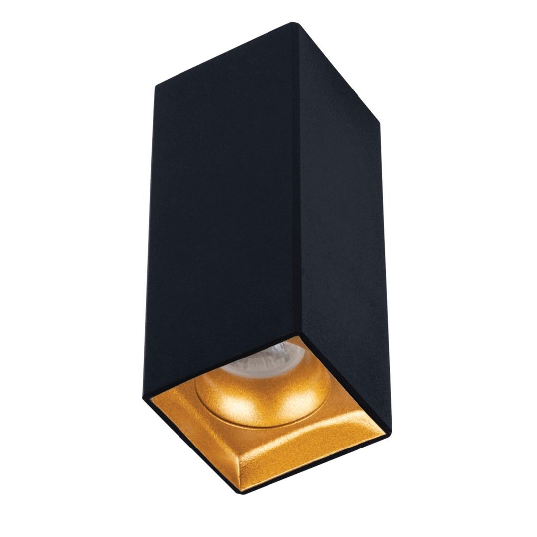 goldX ZE159-BG 12 Watt 6x6x14 cm Siyah-Kızıl Gold Sıva Üstü LED Spot (SAMSUNG LED & EAGLERISE Driver)