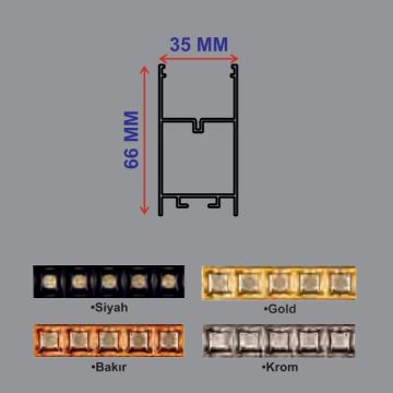 K2 GLOBAL KSL2075 9 Watt 280 cm Sıva Üstü / Sarkıt Mercekli Lineer Armatür (OSRAM LED & TRIDONIC Driver)