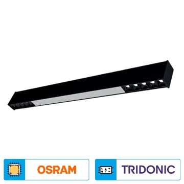 K2 GLOBAL KSL2072 40 Watt 120 cm Sıva Üstü / Sarkıt Mercekli Lineer Armatür (OSRAM LED & TRIDONIC Driver)