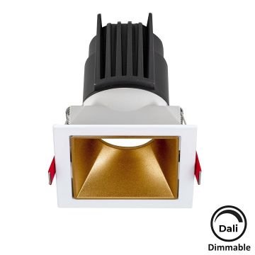 MOLLED MOL4156M Dali Dimli 10 Watt Beyaz-Rose Sıva Altı Kare LED Spot (SAMSUNG/OSRAM/PHILIPS LED & EAGLERISE/PHILIPS/LIFUD Driver)