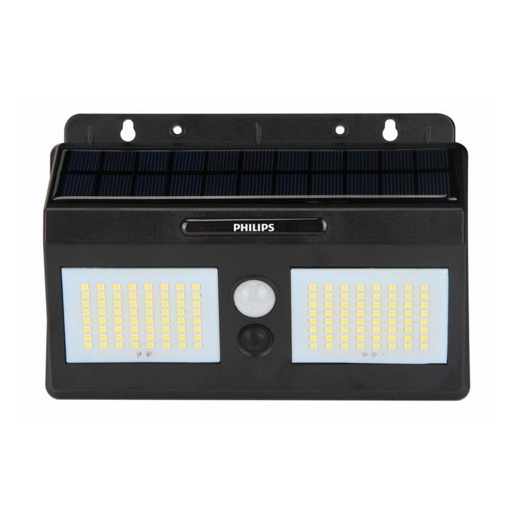 PHILIPS 1-10 Watt Hareket Sensörlü Solar Duvar Apliği - Beyaz Işık (6500K)