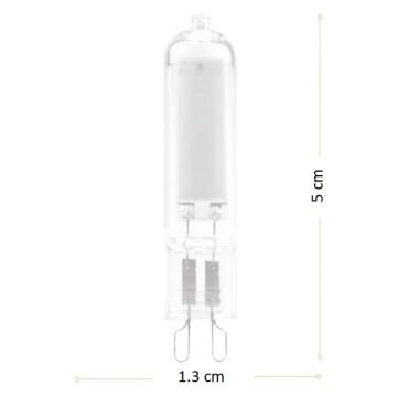 HEKA ERD-264 3 Watt G9 Duylu Dimli LED Kapsül Ampul - Gün Işığı (3000K)
