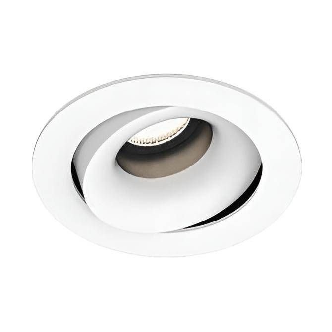 JUPITER JD228 B&B Beyaz Sıva Altı Hareketli Yuvarlak Spot Kasası - Metal