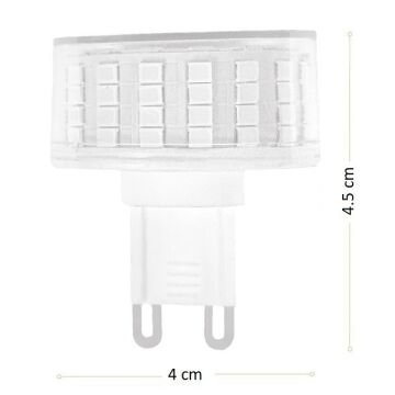 HEKA ERD-270 9 Watt G9 Duylu LED Kapsül Ampul - Gün Işığı (3000K)