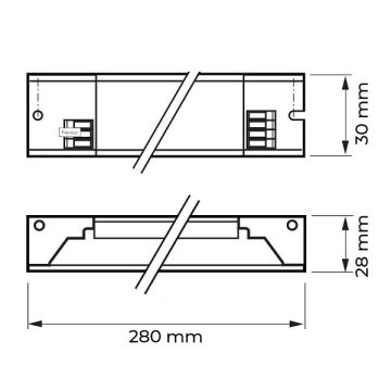 PHILIPS HFP 2x70W TLD Elektronik Balast