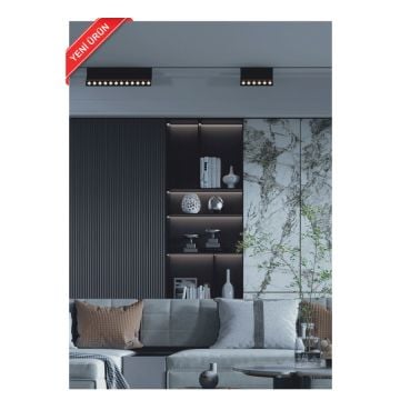 Braytron BD60-13111 6 Watt 12 cm Lensli Hareketli LED Magnet Armatür - Ilık Beyaz (4000K)