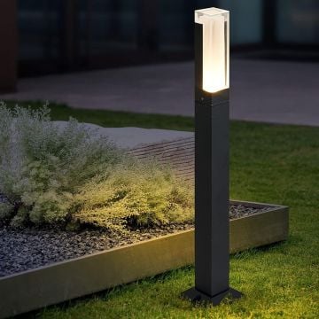 FORLIFE FL-1794 Karaçam 10 Watt 80 cm LED Bollard Armatür - Metal - Gün Işığı (3000K)