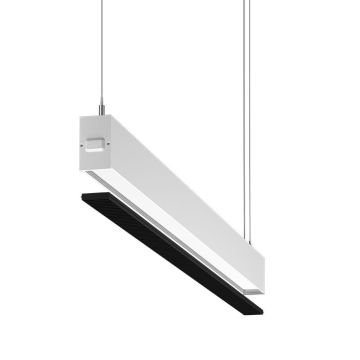 GOYA GY 8054-90 Beyaz Kasa 26 Watt 90 cm Kamaşma Önleyicili Lineer Sarkıt Avize