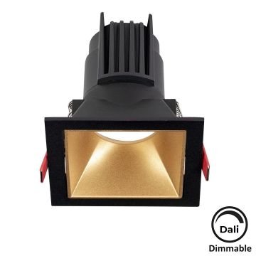 MOLLED MOL4160M Dali Dimli 8 Watt Siyah-Rose Sıva Altı Kare LED Spot (SAMSUNG/OSRAM/PHILIPS LED & EAGLERISE/PHILIPS/LIFUD Driver)