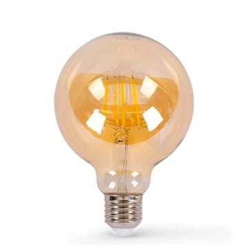 ACK AB47-00420 4 Watt LED G95 Rustik Ampul - Amber