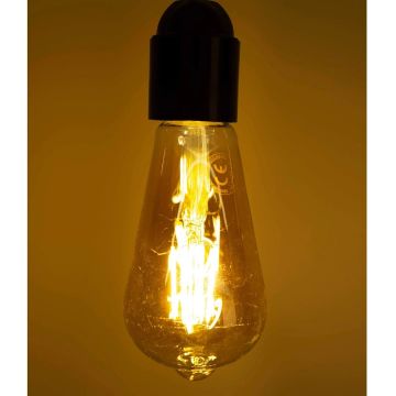 ACK AB46-00420 4 Watt LED Rustik Armut Ampul - Amber