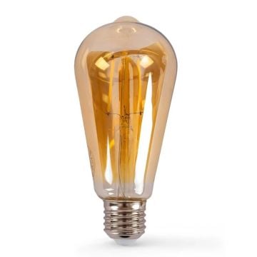 ACK AB46-00420 4 Watt LED Rustik Armut Ampul - Amber