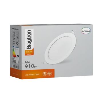 Braytron BP01-31200 12 Watt Sıva Altı Yuvarlak LED Panel - Gün Işığı (3000K)