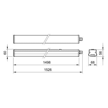 PHILIPS 49 Watt 150 cm Nemliyer LED Etanj - IP65 - Ilık Beyaz (4000K)