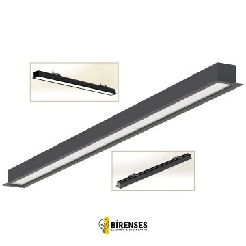 ACK AL03-22201 44 Watt 121 cm Sıva Altı Lineer Armatür - SAMSUNG/OSRAM LED & OSRAM/PHILIPS/LIFUD Driver - Gün Işığı (3000K)