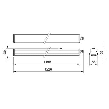 PHILIPS 40 Watt 120 cm Nemliyer LED Etanj - IP65 - Ilık Beyaz (4000K)