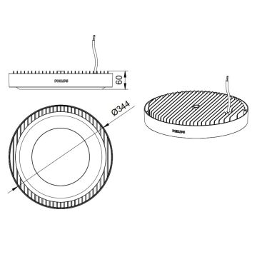 PHILIPS 190 Watt LED Yüksek Tavan Armatürü - Ilık Beyaz (4000K)