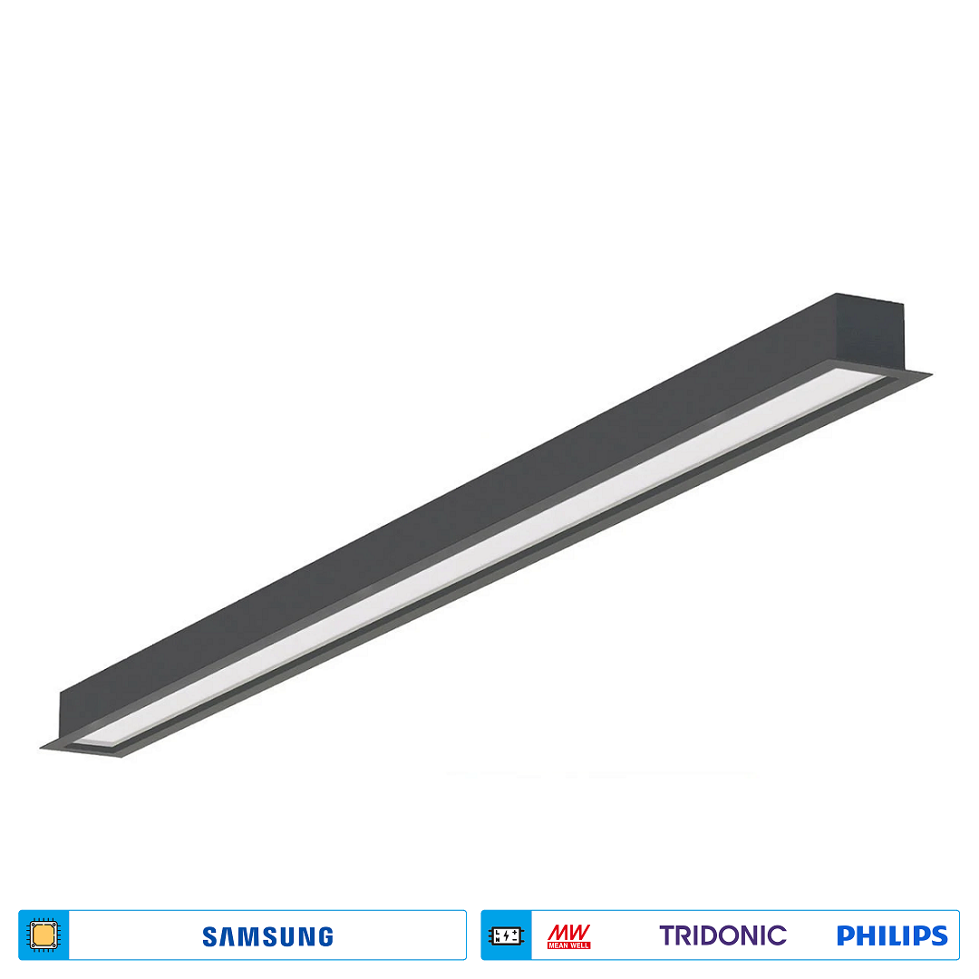 ACK AL03-22231 44 Watt 121 cm Sıva Altı Lineer Armatür - SAMSUNG/OSRAM LED & OSRAM/PHILIPS/LIFUD Driver - Beyaz Işık (6500K)