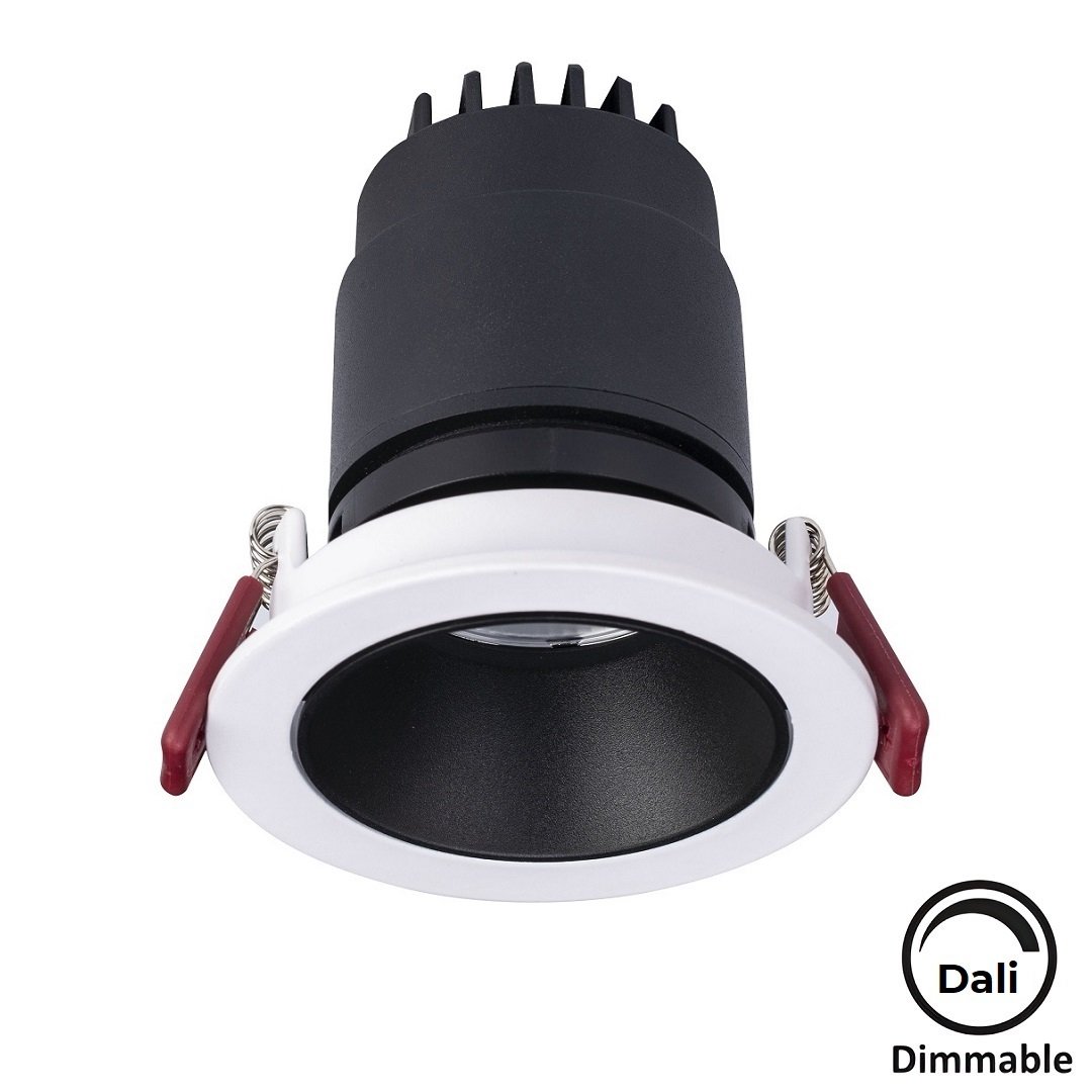 MOLLED MOL4135SBM Dali Dimli 12 Watt Beyaz-Siyah Sıva Altı LED Spot (SAMSUNG/OSRAM/PHILIPS LED & EAGLERISE/PHILIPS/LIFUD Driver)