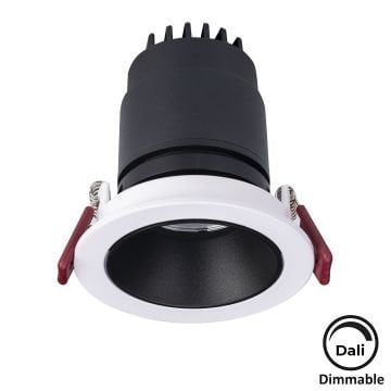 MOLLED MOL4135SBM Dali Dimli 12 Watt Beyaz-Siyah Sıva Altı LED Spot (SAMSUNG/OSRAM/PHILIPS LED & EAGLERISE/PHILIPS/LIFUD Driver)
