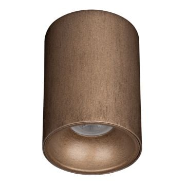 goldX ZE830-BRE 10x14 cm Bronz Eskitme Sıva Üstü Silindir Spot Kasası (GU10 Duylu)