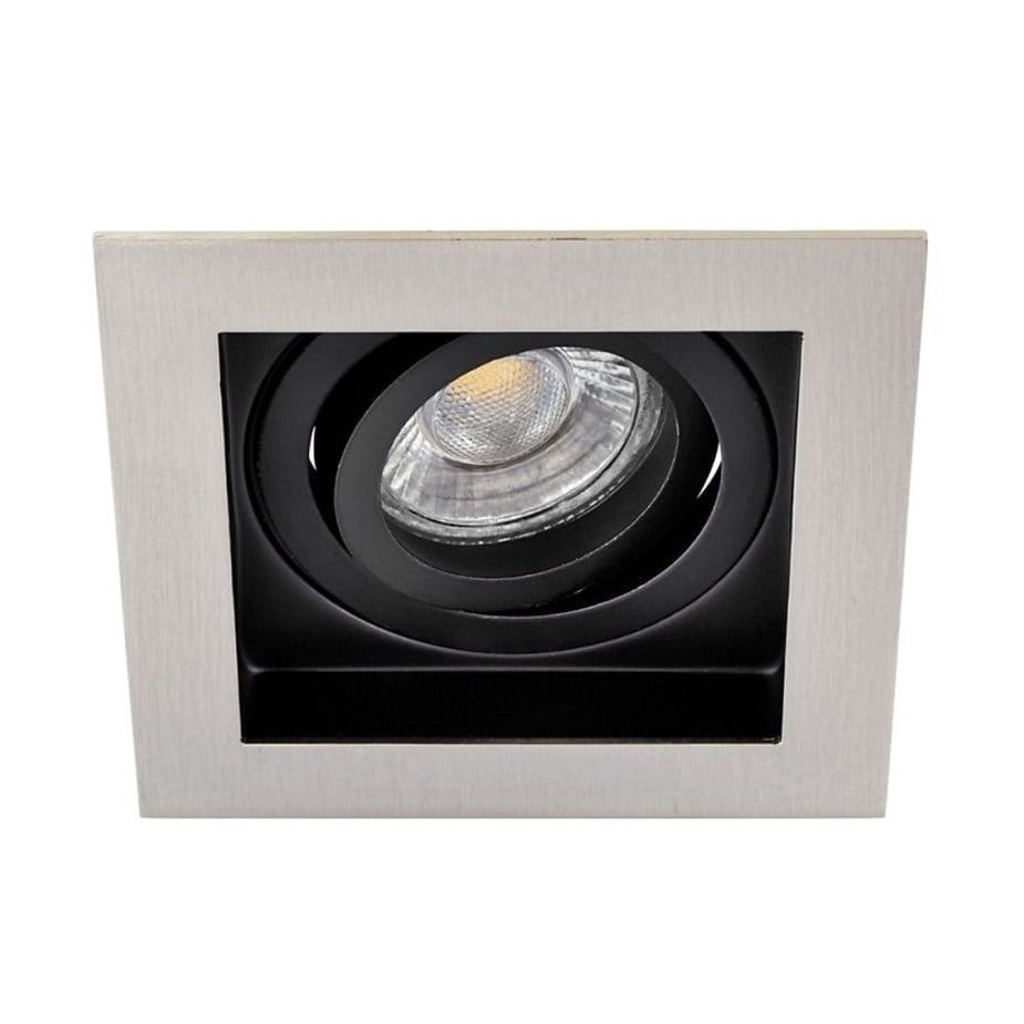 JUPITER JH639 SN Saten Sıva Altı Hareketli Kare Spot Kasası - Metal