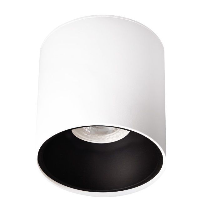 MOLLED MOL362-3 10x10 cm 10 Watt Beyaz-Siyah Sıva Üstü Silindir Spot (Metal)