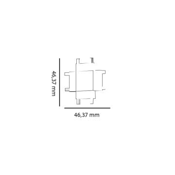 MOLLED MOL6047 Sıva Üstü Slim Magnet Ray Artı Aparatı