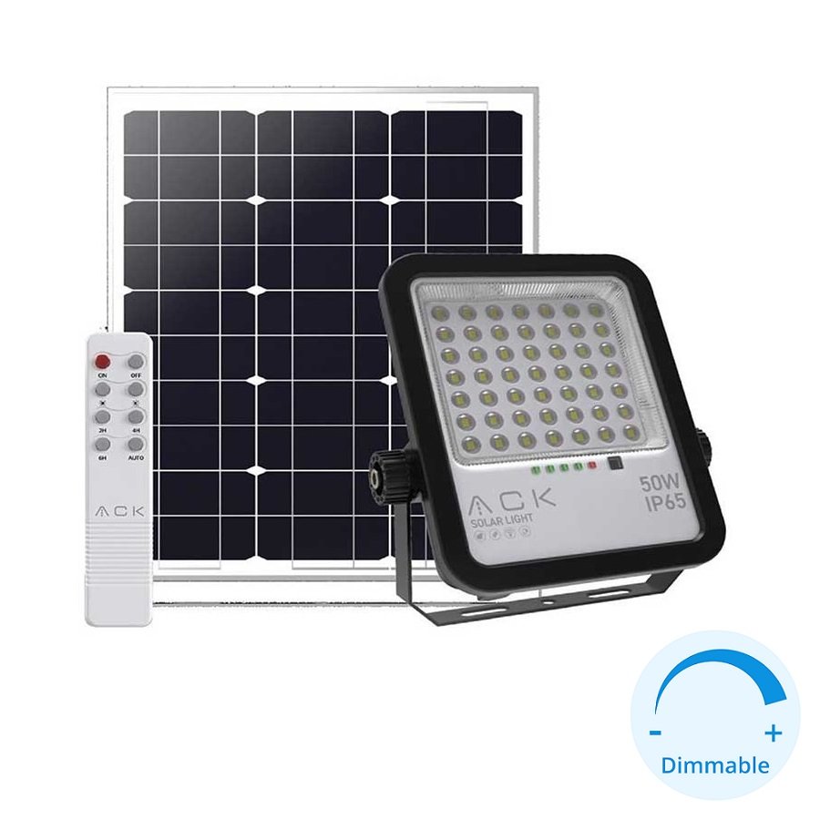 ACK AT65-05032 50 Watt Solar Projektör - Beyaz Işık (6500K)