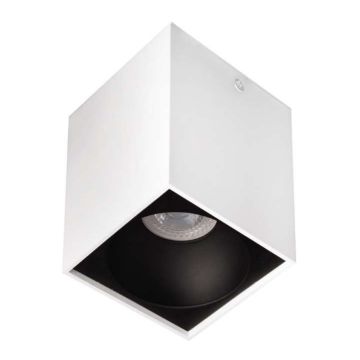 MOLLED MOL361-3 10x10x14 cm 8 Watt Beyaz-Siyah Sıva Üstü LED Spot (Metal)