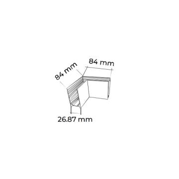 MOLLED MOL6007 Magnet Ray Sıva Üstü L Dönüş Aparatı (Tavan)