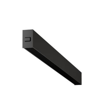 GOYA GY 8054-90 Siyah Kasa 26 Watt 90 cm Kamaşma Önleyicili Sıva Üstü Lineer Armatür