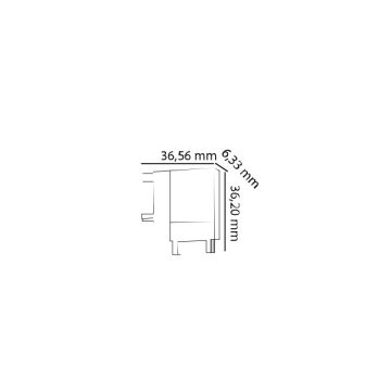 MOLLED MOL6045 Sıva Üstü Slim Magnet Ray L Dönüş Aparatı