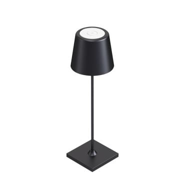 Braytron BK06-00081 Siyah 3 Watt LED Masa Lambası - 3 Işık Renkli (Beyaz + Ilık Beyaz + Gün Işığı)