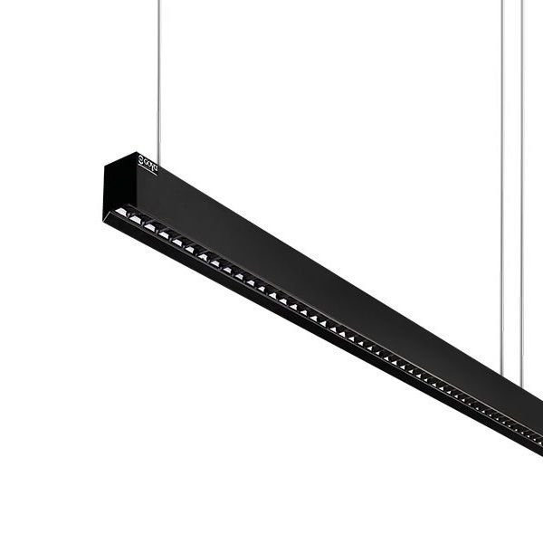 GOYA GY 8042-30 Siyah/Beyaz Kasa 20 Watt 30 cm Lensli Lineer Sarkıt Armatür