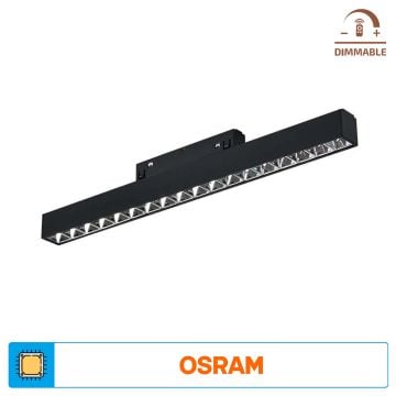 FORLIFE FL-5513SD 18 Watt 33 cm Pro Seri Krom Lensli Dimli OSRAM LED Magnet Armatür