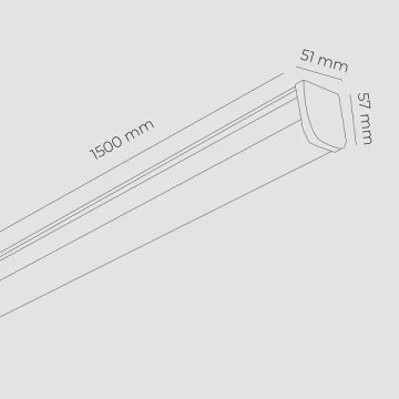 MOLLED MOL313 65 Watt 150 cm Acil Aydınlatma Kitli LED Etanj - IP65 - SAMSUNG/OSRAM LED & PHILIPS/LIFUD/TRIDONIC Driver