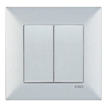 VİKO Novella/Trenda 92605002-I Impulse Komütatör Düğmesi [Gümüş]