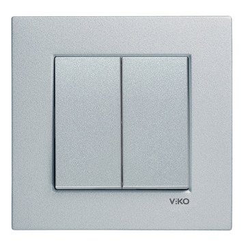 VİKO 92605002-I Impulse Komütatör Düğmesi [Gümüş]