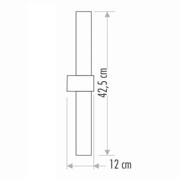 CATA CT-5248 Saka 6 Watt 42.5 cm Krom LED Tablo Apliği