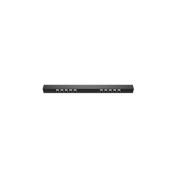 GOYA GY 8043-60 Siyah/Beyaz Kasa 20 Watt 60 cm LED Lensli Lineer Sarkıt Armatür
