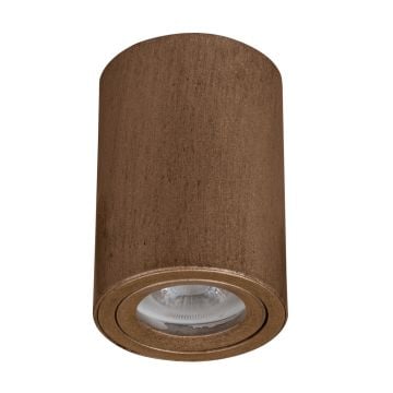 goldX ZE834-BRE 7x10 cm Bronz Eskitme Sıva Üstü Silindir Spot Kasası (GU10 Duylu)