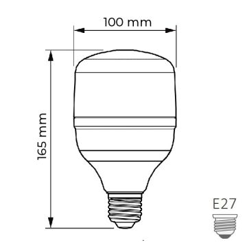 PHILIPS 24 Watt Torch LED Ampul- Ilık Beyaz (4000K)