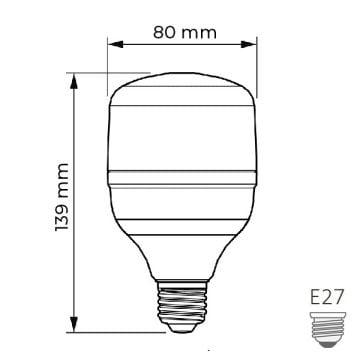 PHILIPS 20 Watt Torch LED Ampul - Gün Işığı (3000K)