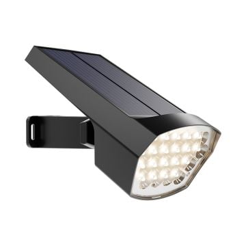 Braytron BG36-00582 12 LED Solar Çim Armatürü - Çift Işık Renkli (Beyaz + Gün Işığı)